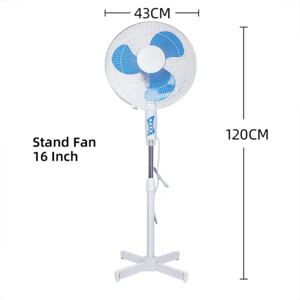 Factory Supply Stand Fan, Plastic, 13 - view 2