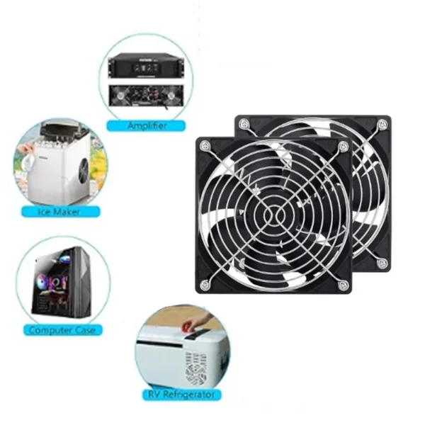 Fan, 120mm, 12V, X120mm, 25mm - view 2