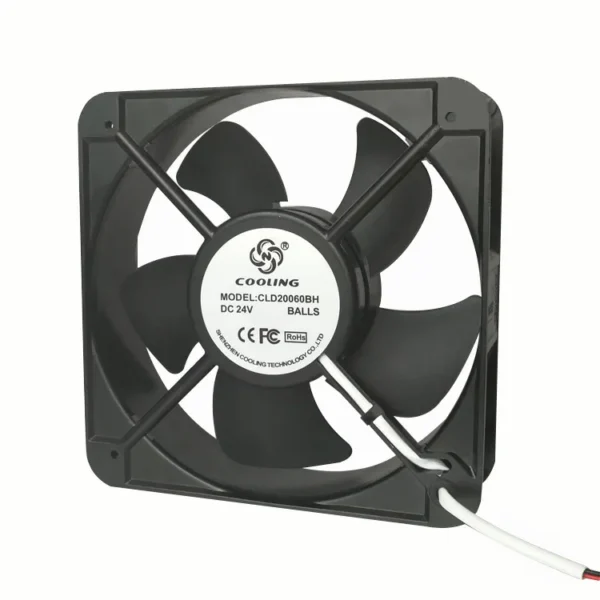 Fan, 200x200x60mm, Brushless, 12v, 24v - view 3
