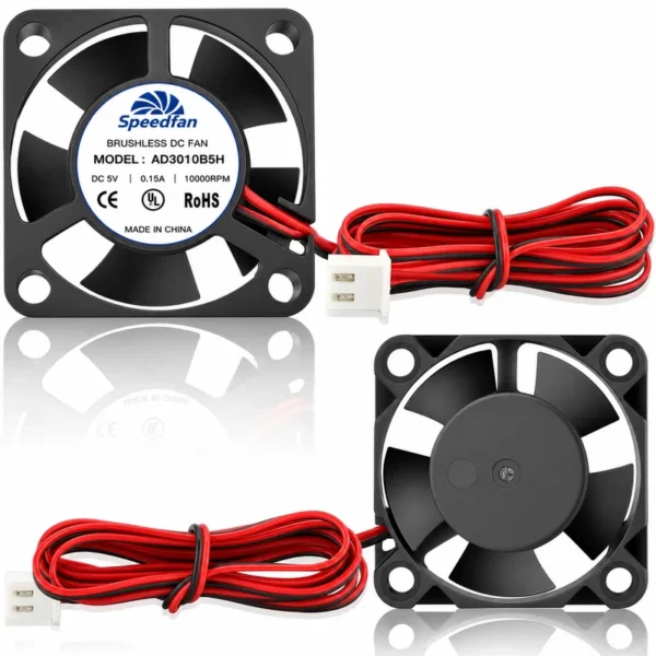 Fan, 30x30x10mm, 12V, PLC, PCB - view 2