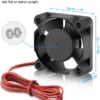 Fan, 30x30x10mm, 12V, PLC, PCB - view 3