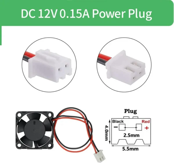 Fan, 30x30x10mm, 12V, PLC, PCB - view 4