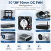 Fan, 30x30x10mm, 12V, PLC, PCB - view 5