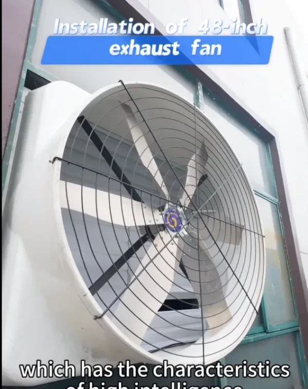 Fan, 48"Exhaust, Axial, Wall - view 2