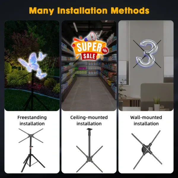 Fan, 60cm, LED, 3D - view 5