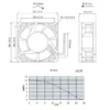 Fan, 60x60x25mm, 6025, Brushless, Plastic - view 6