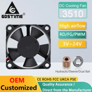 Fan, Brushless, Axial, 35mm, GDA3510