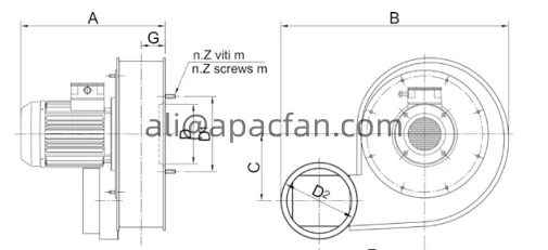 Fan, Centrifugal, 300 - view 4