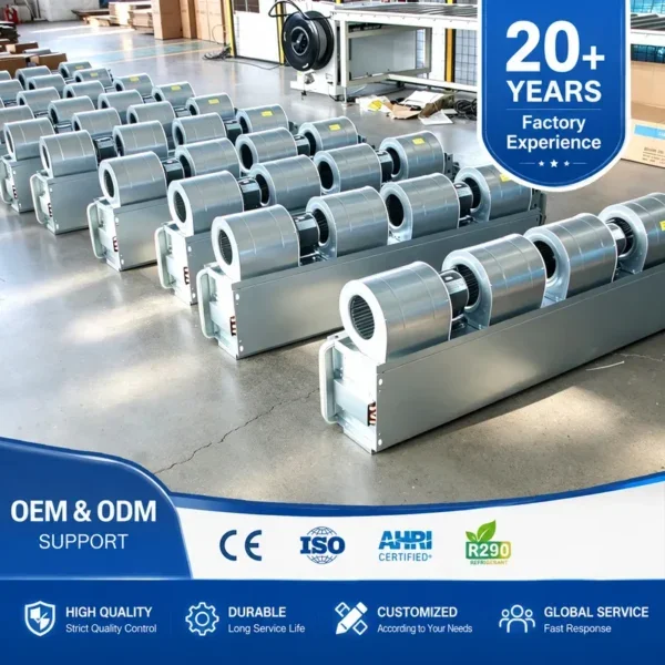 Fan Coil Unit, 110V, 60Hz, Ducted, FCU