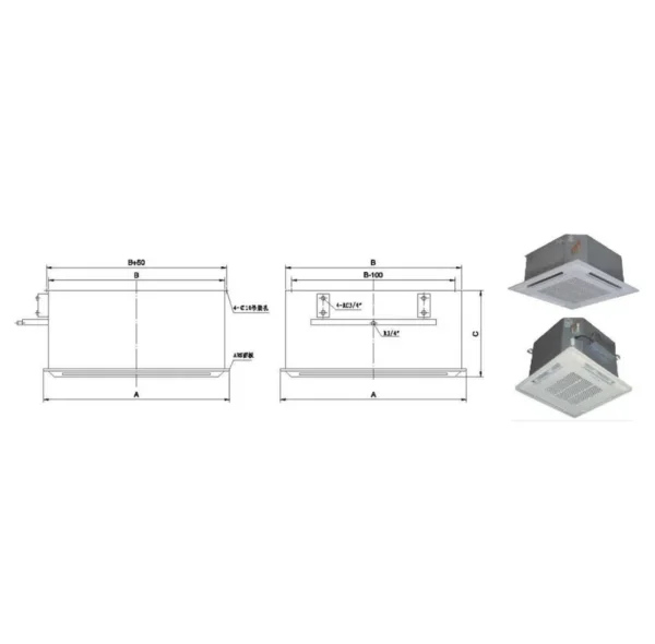Fan Coil Unit, 2040 m³, AC 220V - view 3