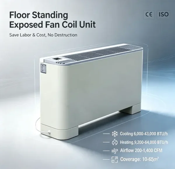 Fan Coil Unit, 8000-24000BTU, Water
