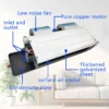 Fan Coil Unit, Ceiling, 220V, 1.8-12.6KW - view 3