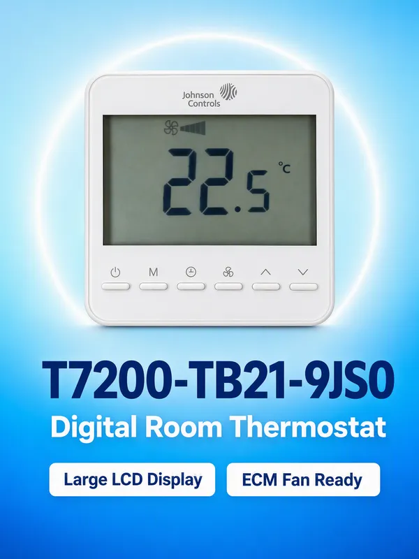 Fan Coil Unit, T7200-TB21-9JS0, LCD, ECM, 10VDC