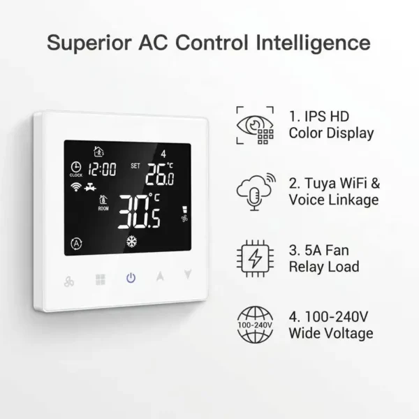 Fan Coil Unit, Wall, LCD - view 2