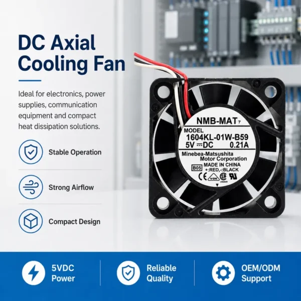 Fan, DC5V, 0.21A, 4010, NMB - view 5