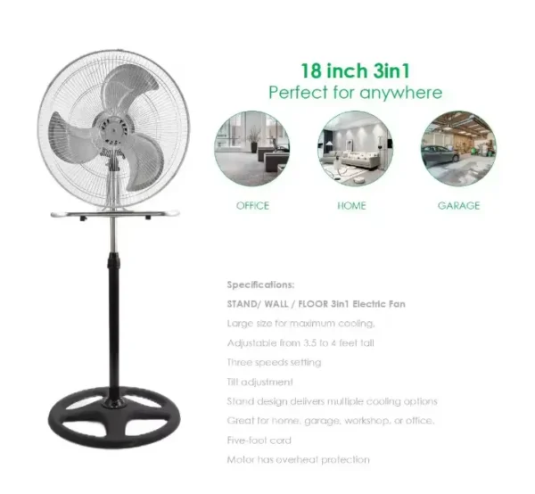 Fan, Electric, Air Cooling Fan - view 3