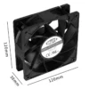 Fan, IP68, Waterproof, 120x120x38mm, 12V - view 6