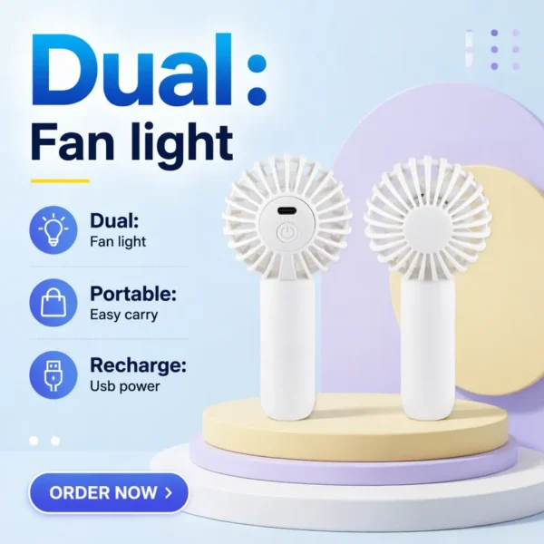 Fan, LED, USB, Portable - view 5