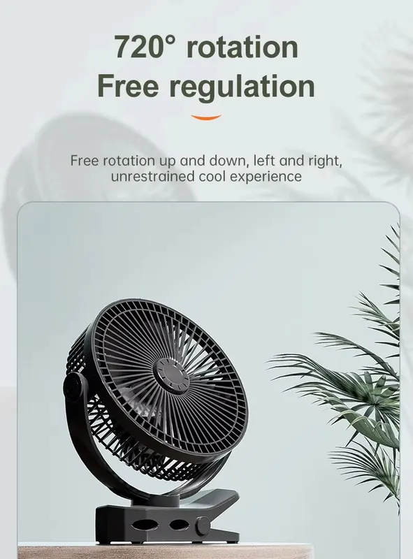 Fan, M8, Portable, USB - view 3