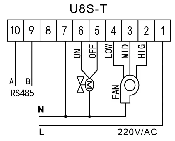 Fan, RS485, 2-Pipe, Plastic - view 6