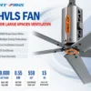 Fan, RTFANS, 11/13/16ft, HVLS, Ceiling