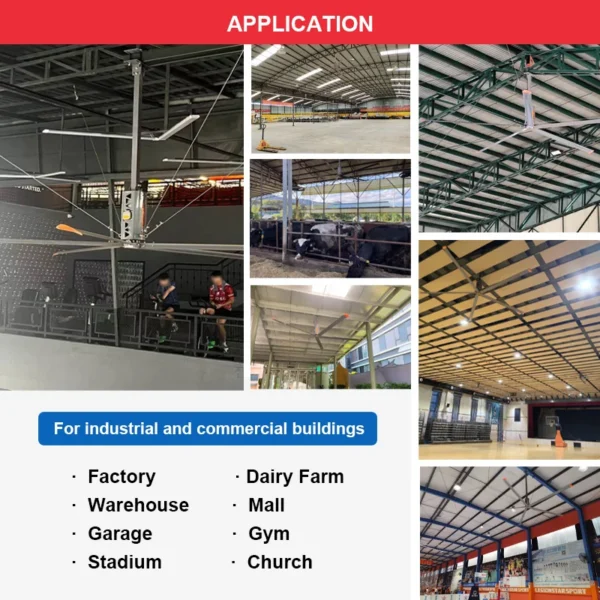 Fan, RTFANS, 11/13/16ft, HVLS, Ceiling - view 6
