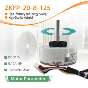 Fan, WELLING, ZKFP-20-8-125, DC310V, 0.82KG
