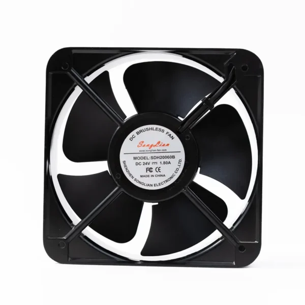 Fan200x200x60mm Industrial Brushless Fan, 20060, Axial, 24V