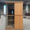 Far Infrared Carbon Heater, Plug Powered, Hemelock Wood