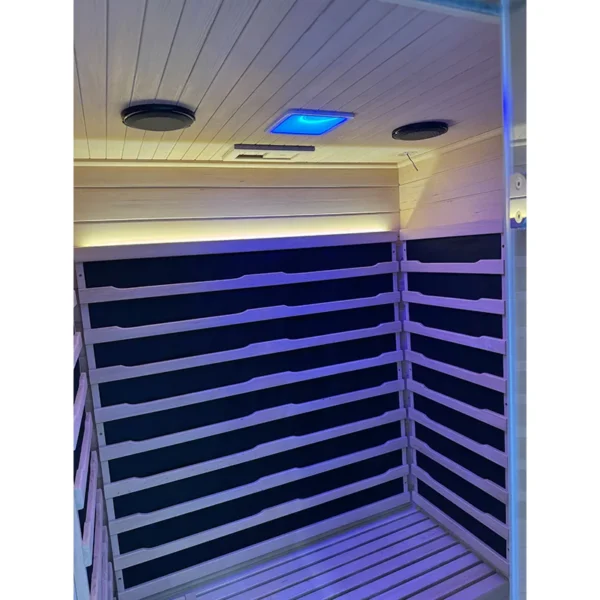 Far Infrared Carbon Heater, Plug Powered, Hemelock Wood - view 4
