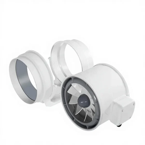 Farm Ventilation Exhaust Fan, Plastic, 4-12-Inch, 220-240V - view 3