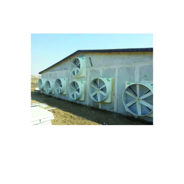 Fiberglass Axial Exhaust Fan, Stainless, Steel, Wall - view 6