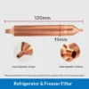 Filter Drier, Copper, HVAC, 15g-50g - view 2