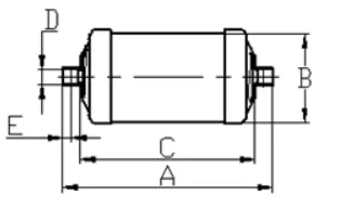 Filter Drier, DUNAN, 1/2", 1/4" - view 4