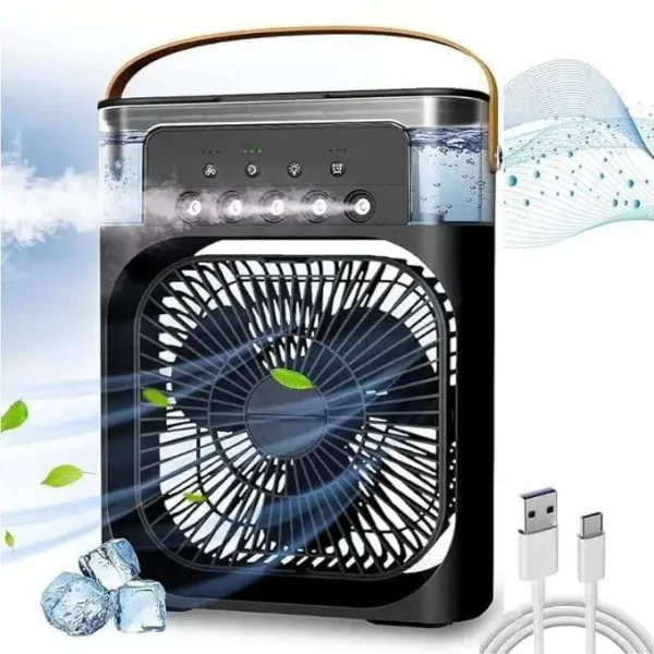 Five Hole Air Conditioner, Portable, Usb, Plastic - view 2