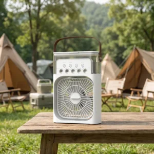 Five-hole Spray Humidification Fan, USB, ABS