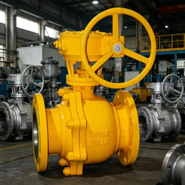 Fixed Flanged Ball Valve, DN150, WCB, Cast, Steel - view 2