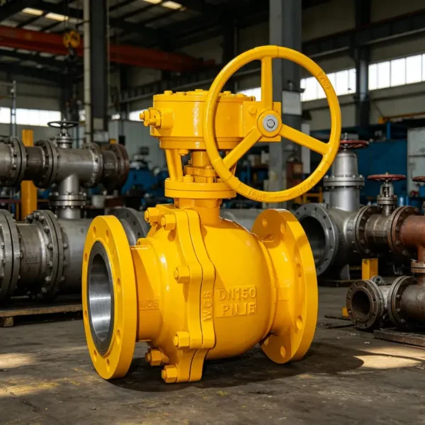 Fixed Flanged Ball Valve, DN150, WCB, Cast, Steel - view 3