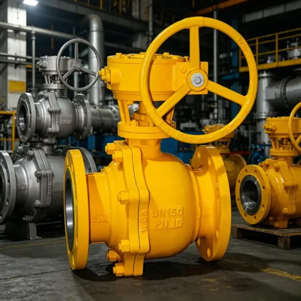 Fixed Flanged Ball Valve, DN150, WCB, Cast, Steel - view 4