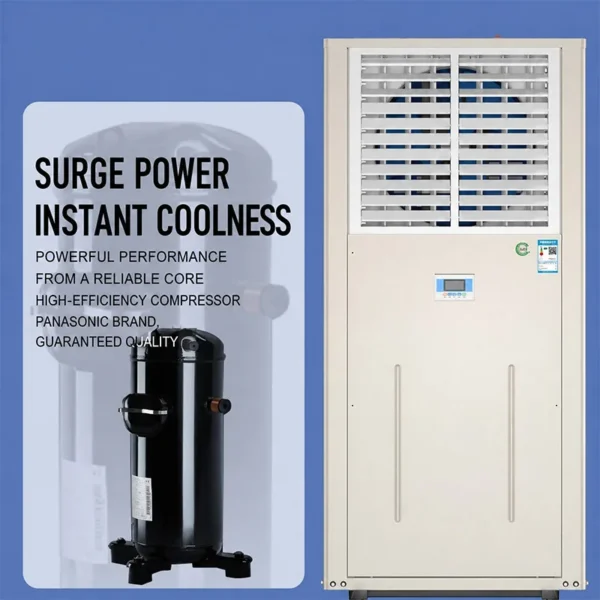 Floor Standing Air Cooler, R-410A, MO-260, 500kg - view 2