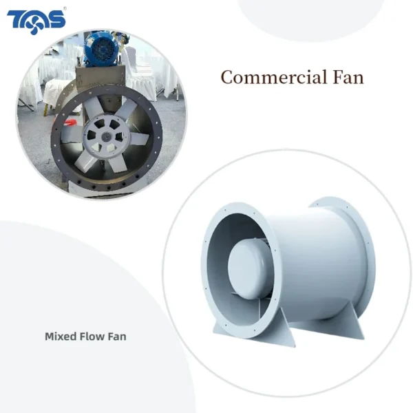 Flow Air Booster Fan, HVAC, 220V-480V, Electric