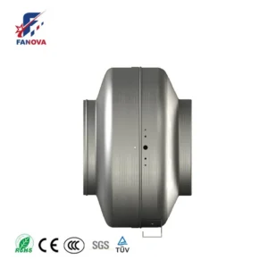 Flow Centrifugal Duct Fan, 230 V, Aluminum Alloy