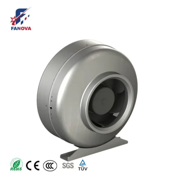 Flow Centrifugal Duct Fan, 230 V, Aluminum Alloy - view 2