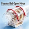 Flow Duct Booster Fan, 200mm, 220 V, Plastic - view 3