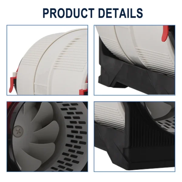 Flow Duct-mounted Ventilation Fan, ABS, 220V, 4-8 - view 3