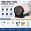 Flow Duct-mounted Ventilation Fan, ABS, 220V, 4-8 - view 4