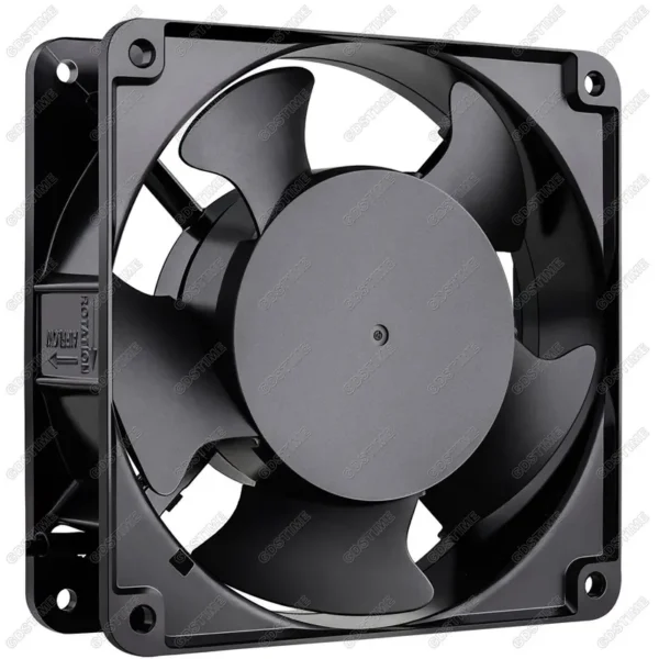 Flow Exhaust Cooling Fan, Axial, 120x120x38mm, 12038, 120mm - view 3