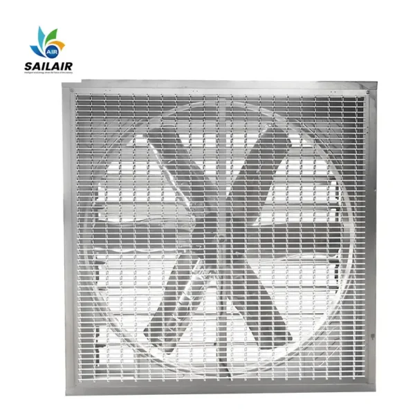 Flow Exhaust Shutter Fansingle, 24-54, Axial, Wall, Stainless - view 4