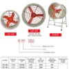 Flow Exhaust Ventilation Fan, Explosion-proof, Axial - view 4