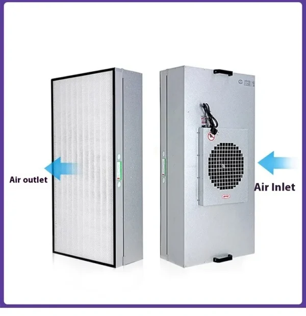 Flow Hood Hepa Filter, FFU, Galvanized Steel - view 3